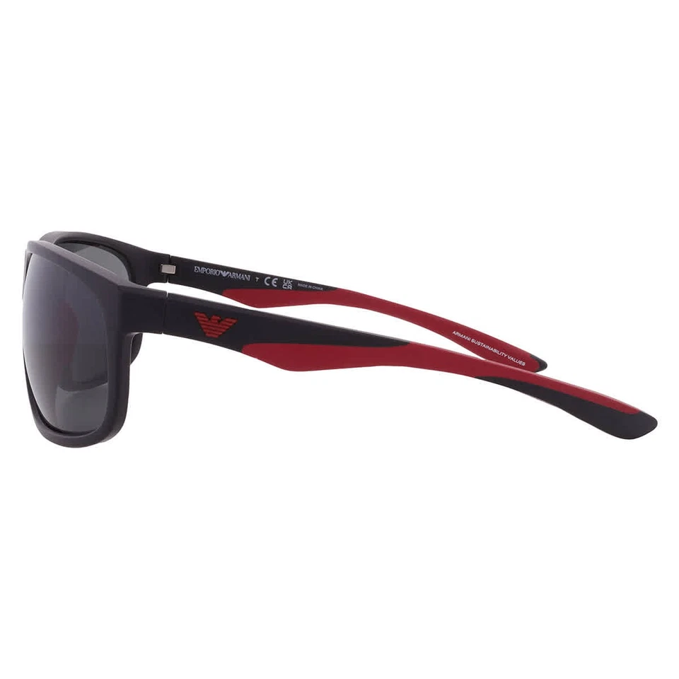 Gafas de sol envolventes gris oscuro Emporio Armani para hombre EA4199U 500187 65 EA4199U 500187 Foto 4 de 4