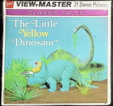 The Little Yellow Dinosaur 3d View-Master 3 Reel Packet NEW SEALED