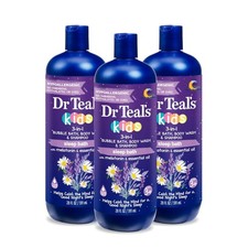 Hypoallergenic Kids Bubble Bath, Body Wash Shampoo - 60 fl oz Melatonin Blend