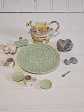 1996 Precious Moments Mini Tea Set Vintage Noah's Ark Collectible-complete
