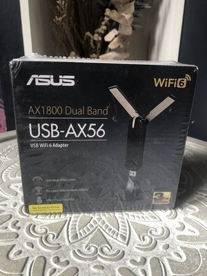 ASUS USB-AX56 USB WLAN Adapter AX 1800, Dualband Wi-Fi 6 Brandneu Versiegelt