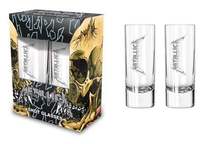 Metallica Schnapsglas-Set  Logo klar Standard
