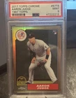 2017 Topps Chrome 1987 Design Aaron Judge #87T-8 (RC) PSA 9 Yankees