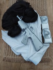 Adult Princess Leia Star Wars Costume Fancy Dress with Belt Wig And Lazor Gun