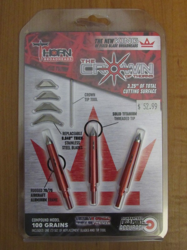 Thorn Broadheads The Crown of Thorns 3.25" 100gr