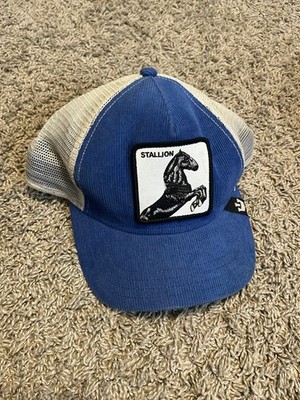 Goorin Bros Blue  Stallion  Adjustable Trucker Hat for Men, One Size