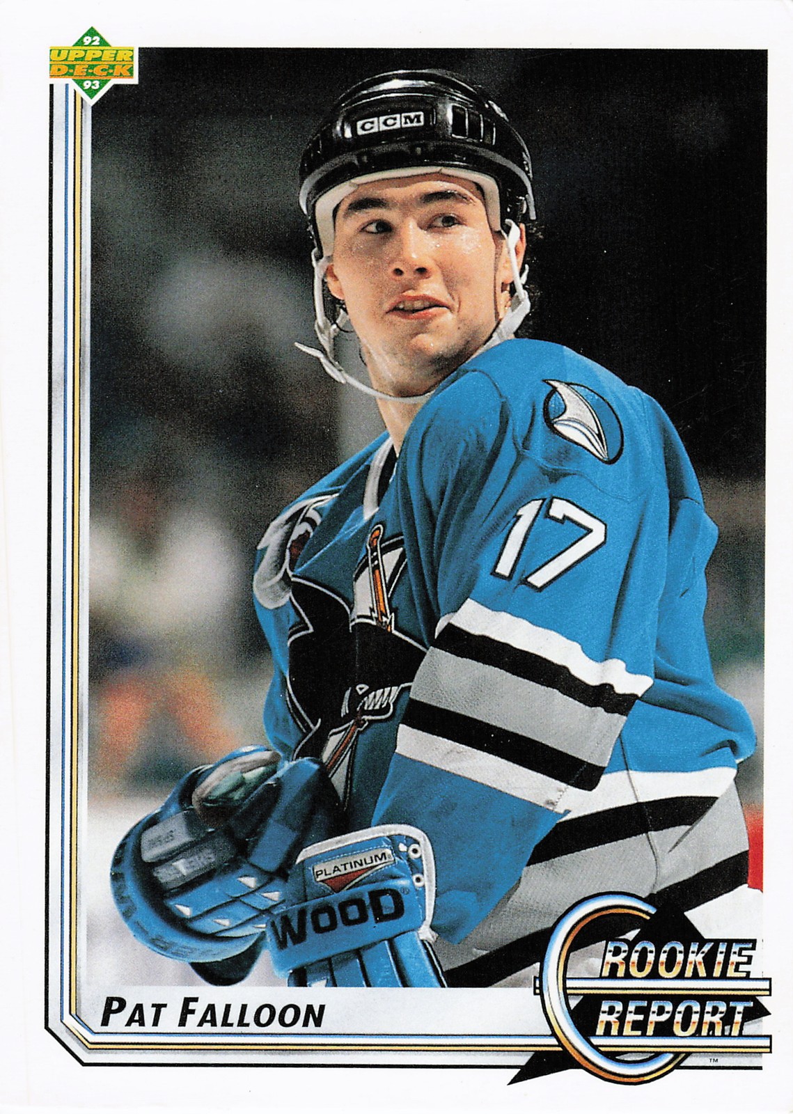 Upper Deck 1992-93 Upper Deck #355 Pat Falloon Near Mint or Better