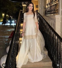 Designer Indian Pakistani top plazzo Bollywood Dress Party Wear Suit wedding