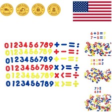 Engaging 102-Piece Magnetic Numbers Set - Ideal for Basic Math Education