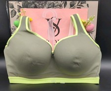 Victoria Secret VSX Incredible Max High Impact Sports Bra 36DD Desert Cactus
