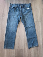 Levi's 501 Men's Jeans Straight Leg Blue Denim Button Fly 40X30