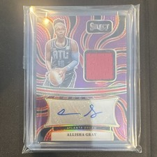 Panini 2025 WNBA Select Allisha Gray Auto Mem Prizm #AM-AG 34/99