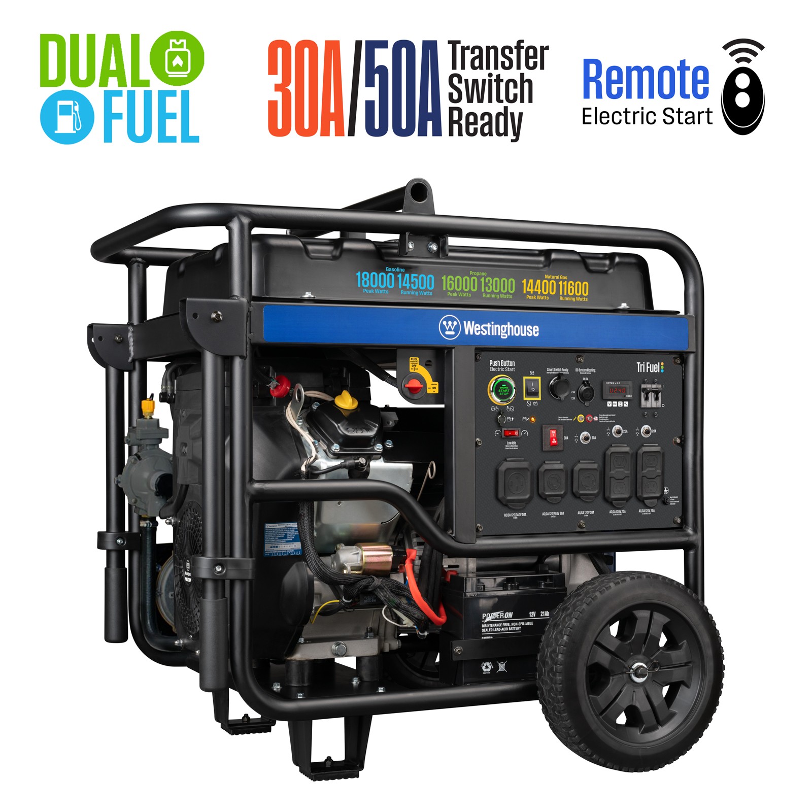 Model Wgen14500tfc Tri Fuel