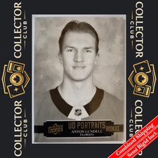 ✅ 2021-22 Upper Deck UD Portraits Anton Lundell P-74 👈