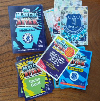 110 Premier League Spieler und Taktikkarten Match Attax KONVOLUT RESTPOSTEN