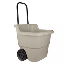 Suncast #LC1250D. 15 Gallon Lawn Cart. Weather resistant, Telescoping handle.