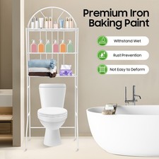 Over The Toilet Storage Rack Cabinet Organizer Shelf Bathroom Space Saver 3 Tier