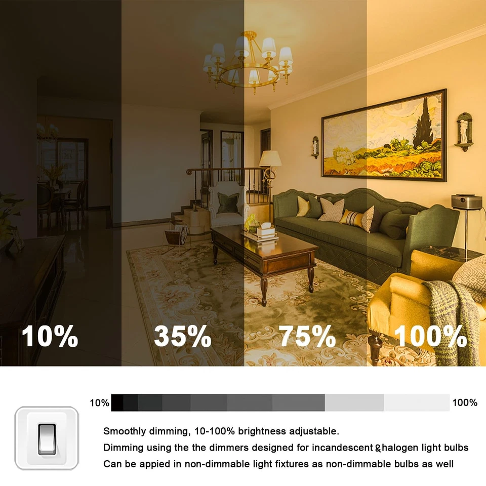JDE11 120V 100W, E11 Halogen Bulb(Replacement E11 Led Bulb) T4 Mini Candelabra B - Image 4 of 4