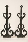 ANTIQUE IRON STRAP HINGES FROM CHURCH DOOR - LARGE 24" / HEAVY - TEXTURED — photo 9