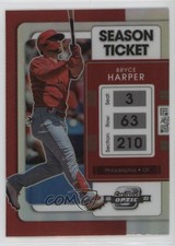 2022 Panini Chronicles Contenders Optic Holo Prizm Bryce Harper #25 sh7