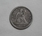 1875-S Twenty 20 Cent Piece/Coin Ungraded VG-F Seated Liberty