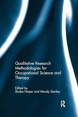 Qualitative Research Methodologies for Occupational Science and Buch Routledge