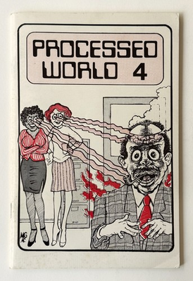 #ad Processed World #4 Zine 1980s Anti Work Anti Tech Underground San Francisco Rare $100.00