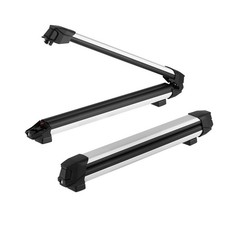 Ski  Snowboard Roof Rack, Carry up to 6 Pairs of Skis or 4 Snowboards, 2 PCS