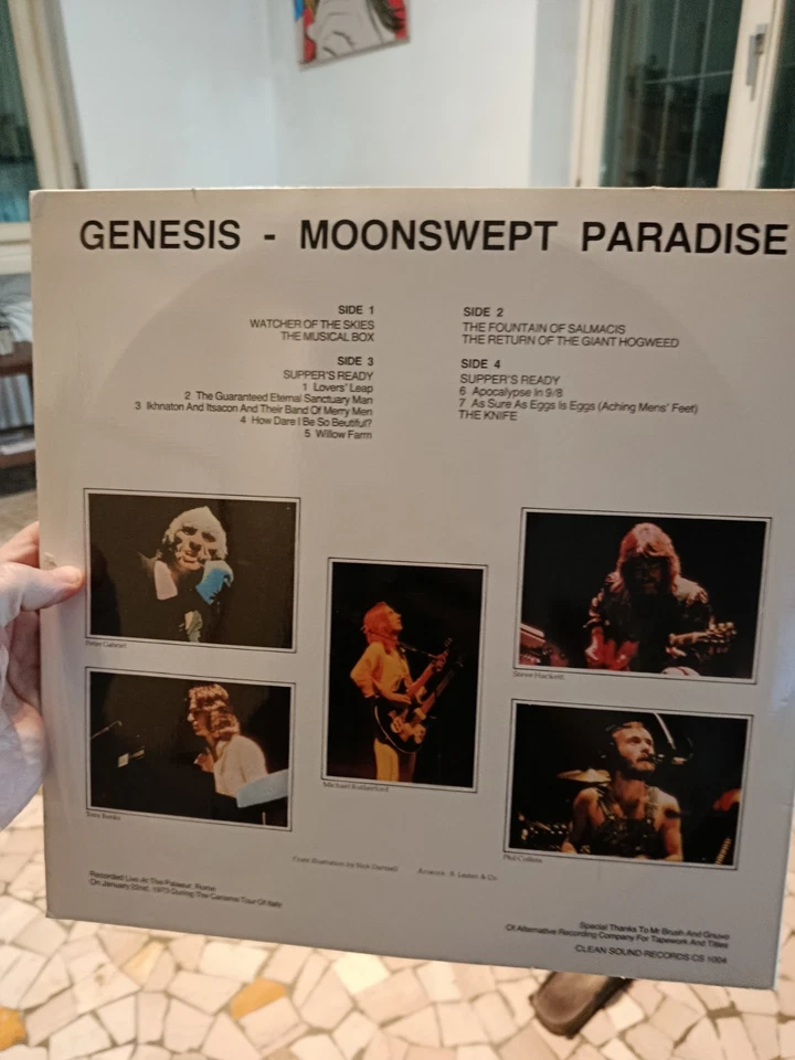 Genesis 2 LP Moonswept Paradise 1973 Live In Rome - Image 2 of 3