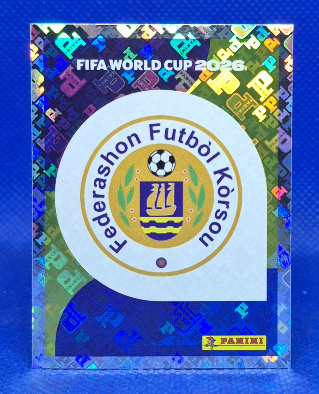 2026 Panini FIFA World Cup Sticker Curacao Team Logo #CUW 1 -US Edition