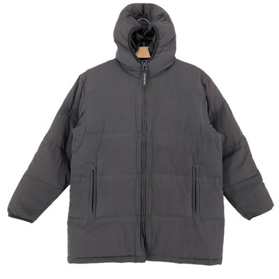 ANZI BESSON Men Down Padded Hooded Parka Jacket Coat Size S