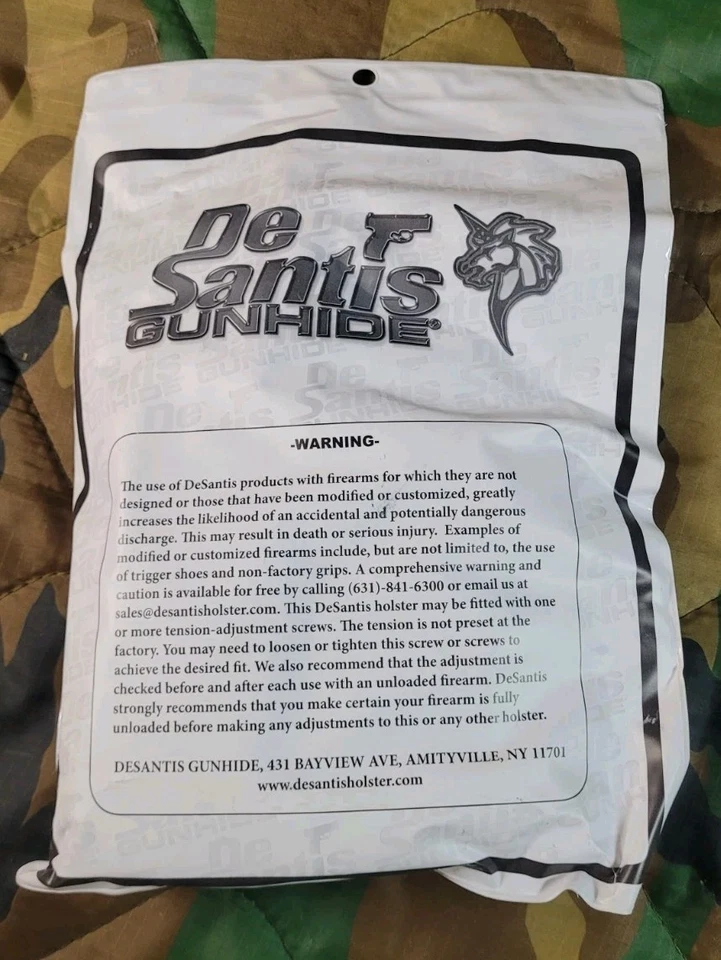 Desantis Apache Ankle Rig Left Hand Ankle Holster For Small Semi Autos Black - Image 3 of 4