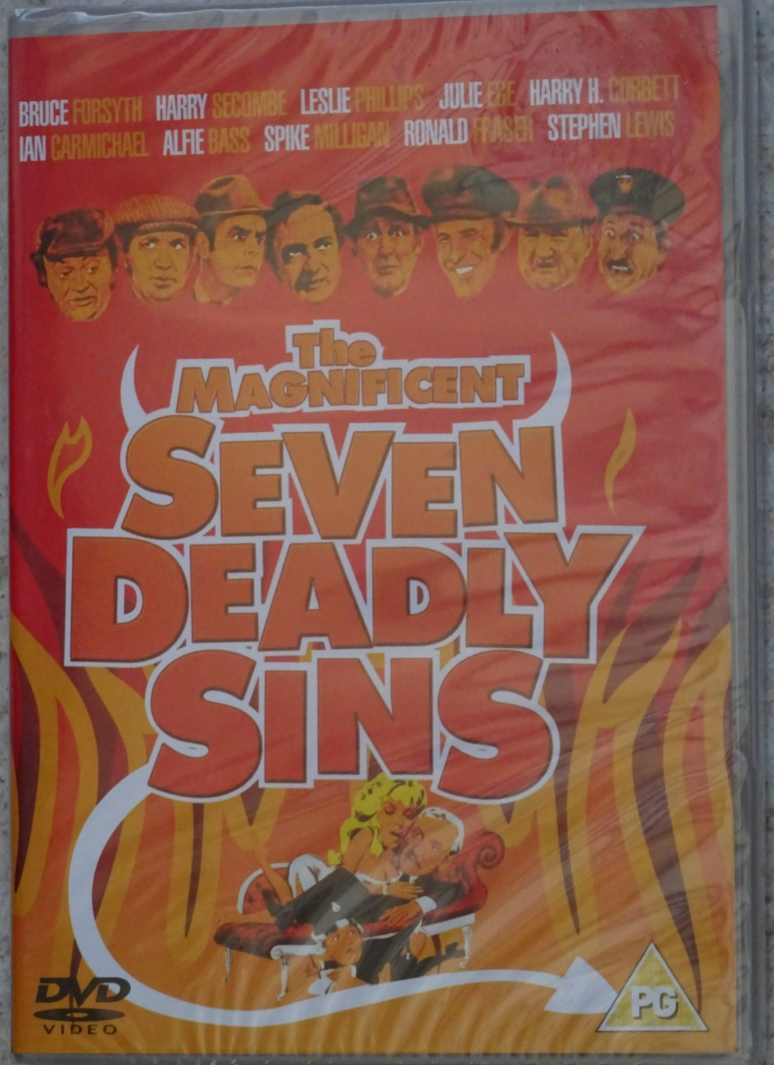 'The Magnificent Seven Deadly Sins' DVD New Sealed Bruce Forsyth Spike Milligan