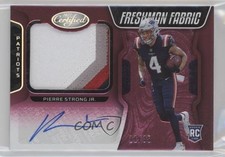 2022 Certified Mirror Pink Etch 21/35 Pierre Strong Jr #224 Auto qf8