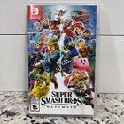 Nintendo Switch video game Super Smash Bros. Ultimate with case
