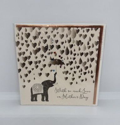 Mit so viel Liebe Muttertag, Elefant, Luxuskarte von Five Dollar Shake 