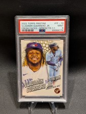Marketplace image: 2022 Topps Pristine SUPERFRACTOR 1/1 Fresh Faces Vladimir Guerrero Jr PSA Mint 9