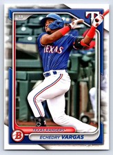 Echedry Vargas 2024 Bowman Draft #BD-142 Texas Rangers Baseball Card