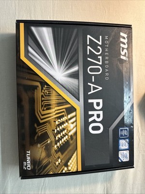 MSI Z270-A PRO LGA 1151 Intel Motherboard -  7A71-001R ( NEW With All Items )