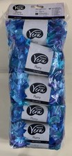 5x50g balls (250g) Moda Vera FLURRY 10ply eyelash yarn 100% polyester blue mauve