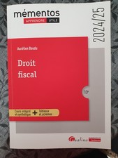 mémentos Droit fiscal 2024/2025 Aurélien Ba...