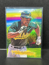RICKEY HENDERSON 2022 TOPPS CHROME ALLEN GINTER CHASE THE RAINBOW REFRACTOR SSP