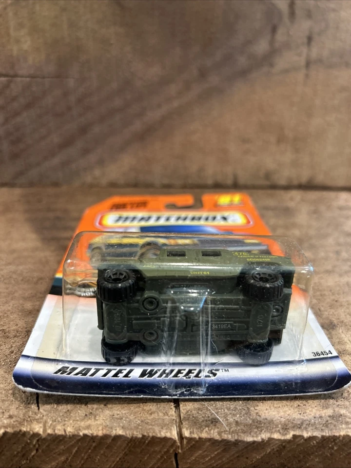 1998 Matchbox Humvee #81 Military Patrol MIP - Image 3 of 4