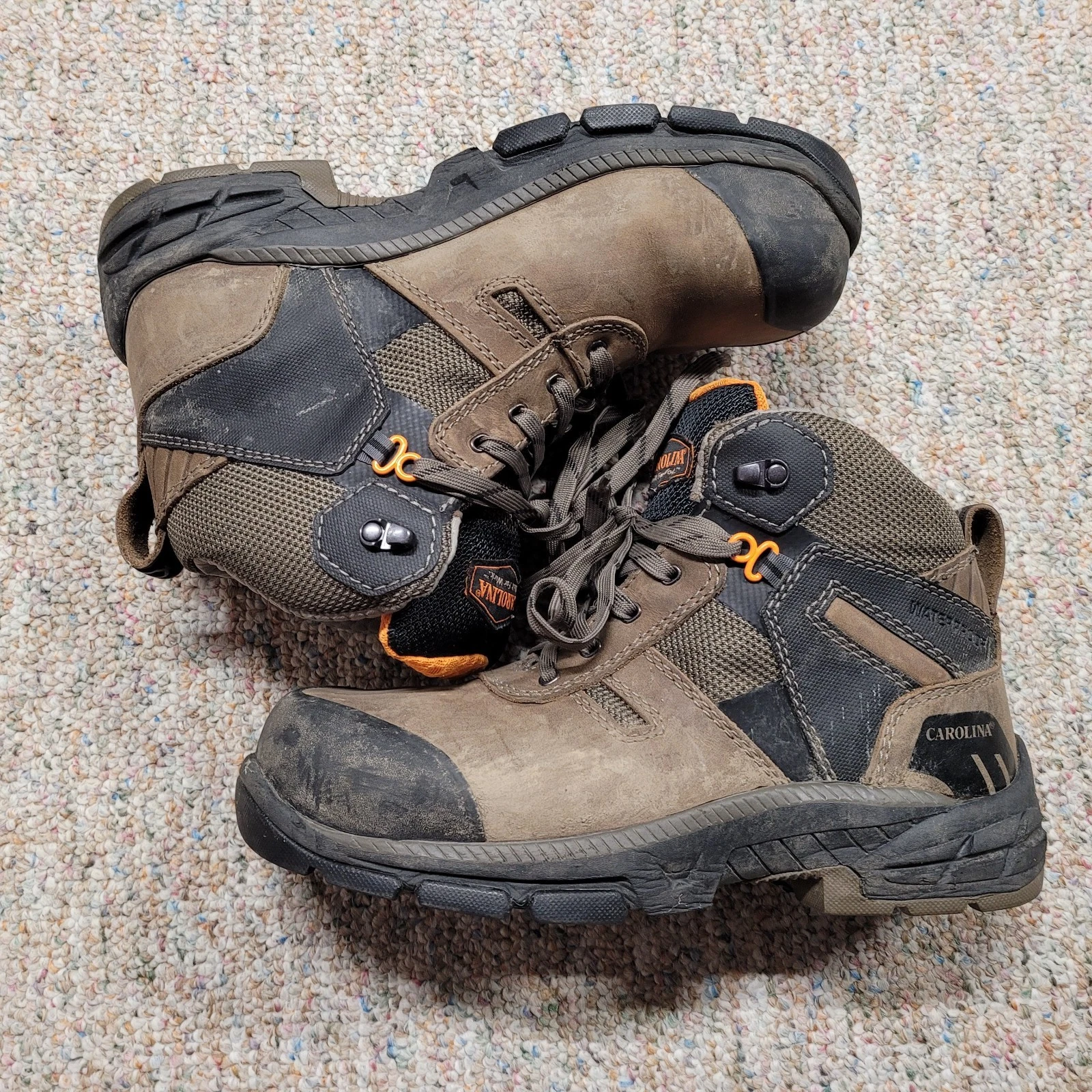 Carolina Boots Mens 8.5 D Brown Duke Waterproof Composite Toe Hiker Work Shoe
Opens in a new window