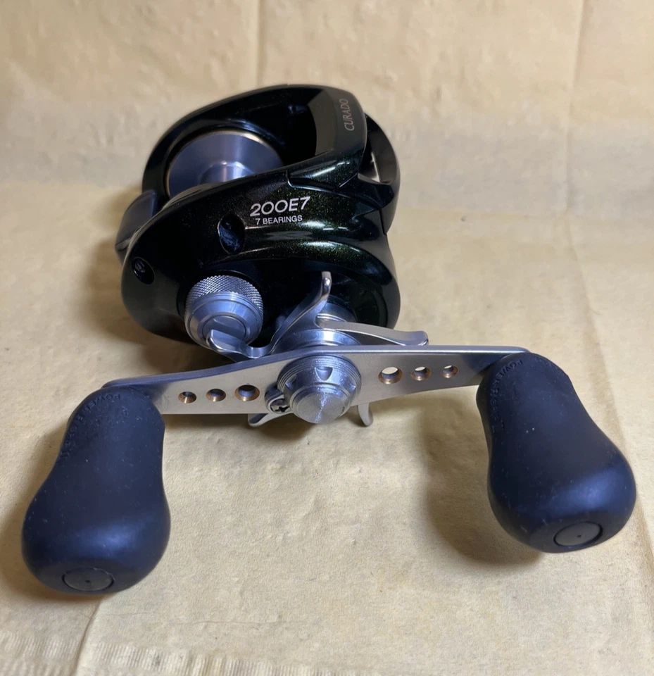 Shimano Green Curado 200e7 7:1 Baitcaster Fishing Reel Carbontex Ships Free!!! - Image 4 of 4