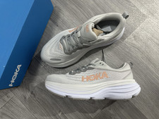 Hoka One One Bondi 8 White Orange Women's Size US 5.5-11