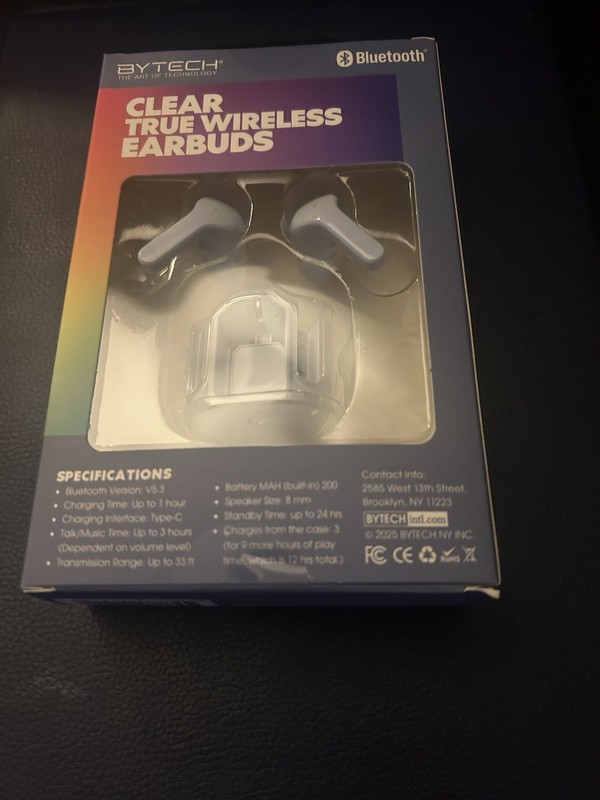Bytech Clear True Wireless Earbuds