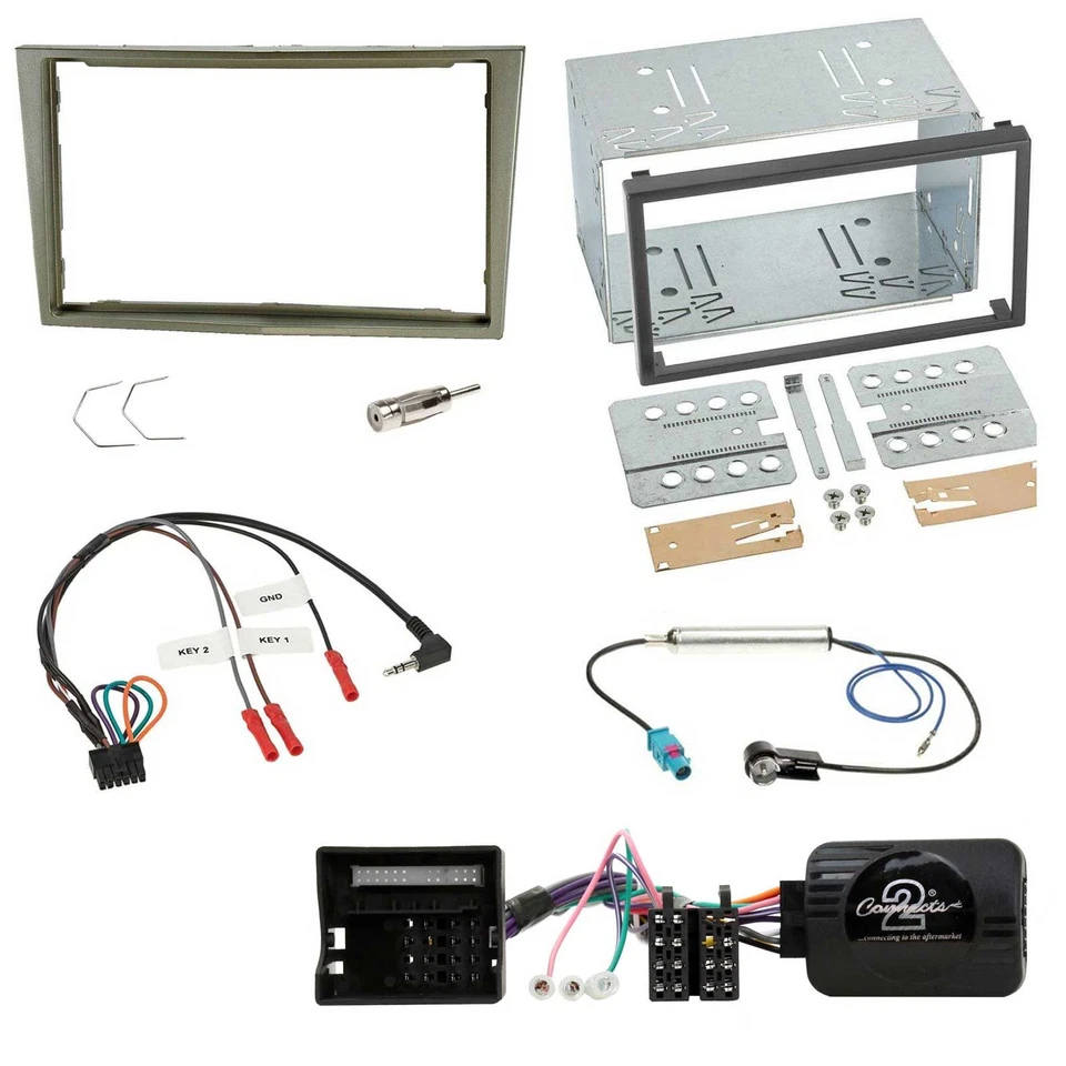 JVC USB Bluetooth Lenkrad DAB 2DIN Autoradio für Opel Corsa D Astra H Zafira sat - Bild 3 von 4