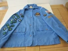 VINTAGE 60's GIRL GUIDE UNIFORM 4th PLYMSTOCK PLYMOUTH LOTS OF BADGES