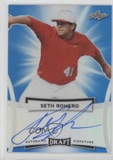 2017 Leaf Metal Draft Blue 13/25 Seth Romero #BA-SR1 Auto y8h